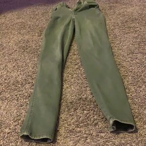 Olive Green American Eagle Jeans
